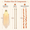 LED Swinging Ghost Halloween Decoration