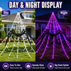 Illuminated Halloween Spider Web Lights