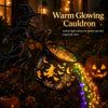 Glowing Halloween Witch Cauldron Garden Light