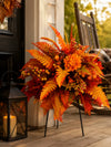Autumn Floral Garden Stake