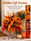 Autumn Floral Garden Stake