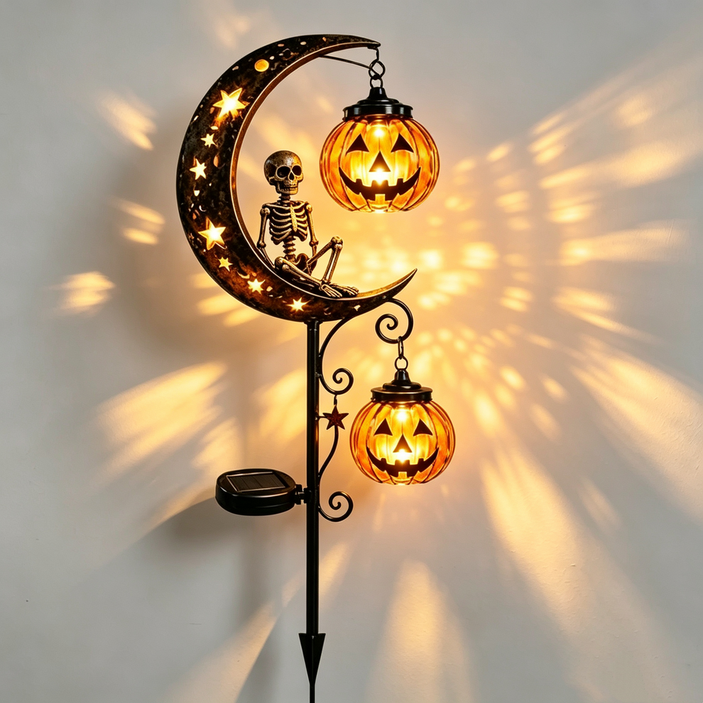 Halloween Early Bird Sale 🔥 | 49% OFF Pumpkin Moon Garden Stake Light