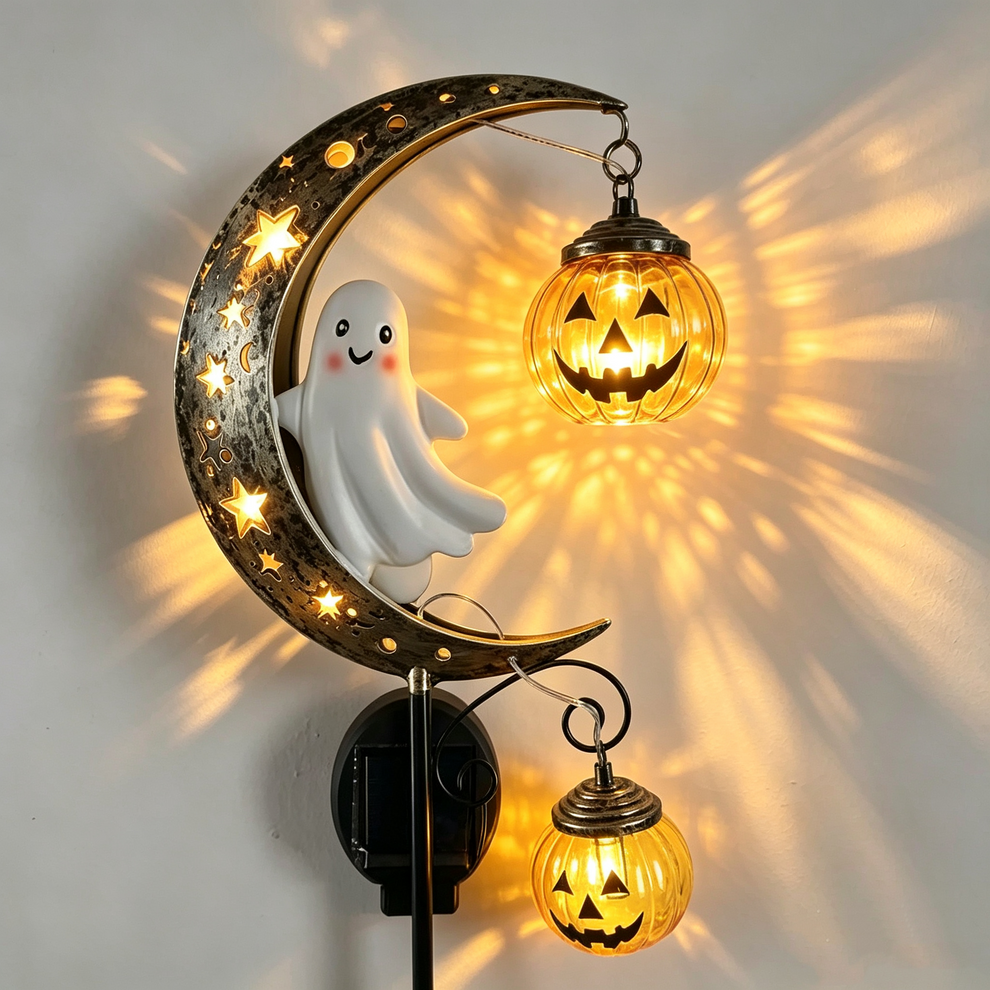Halloween Early Bird Sale 🔥 | 49% OFF Pumpkin Moon Garden Stake Light