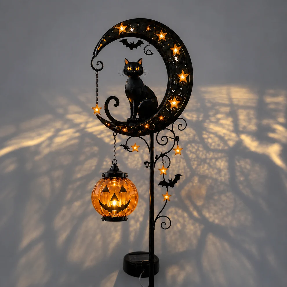 Halloween Early Bird Sale 🔥 | 49% OFF Pumpkin Moon Garden Stake Light