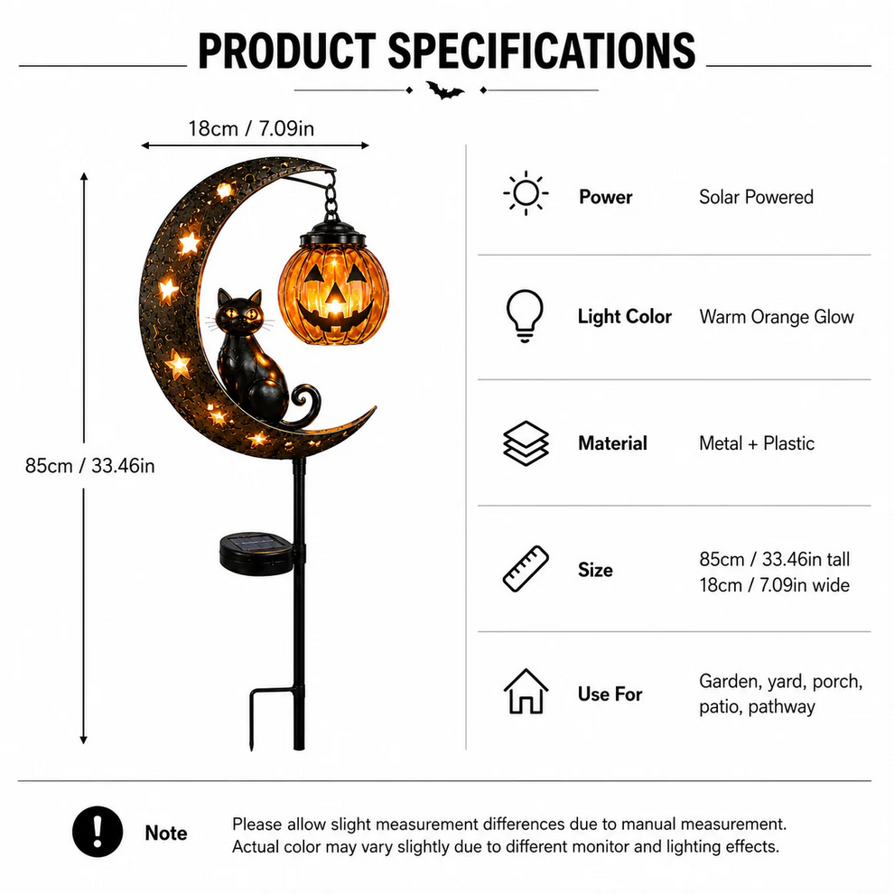 Halloween Early Bird Sale 🔥 | 49% OFF Pumpkin Moon Garden Stake Light