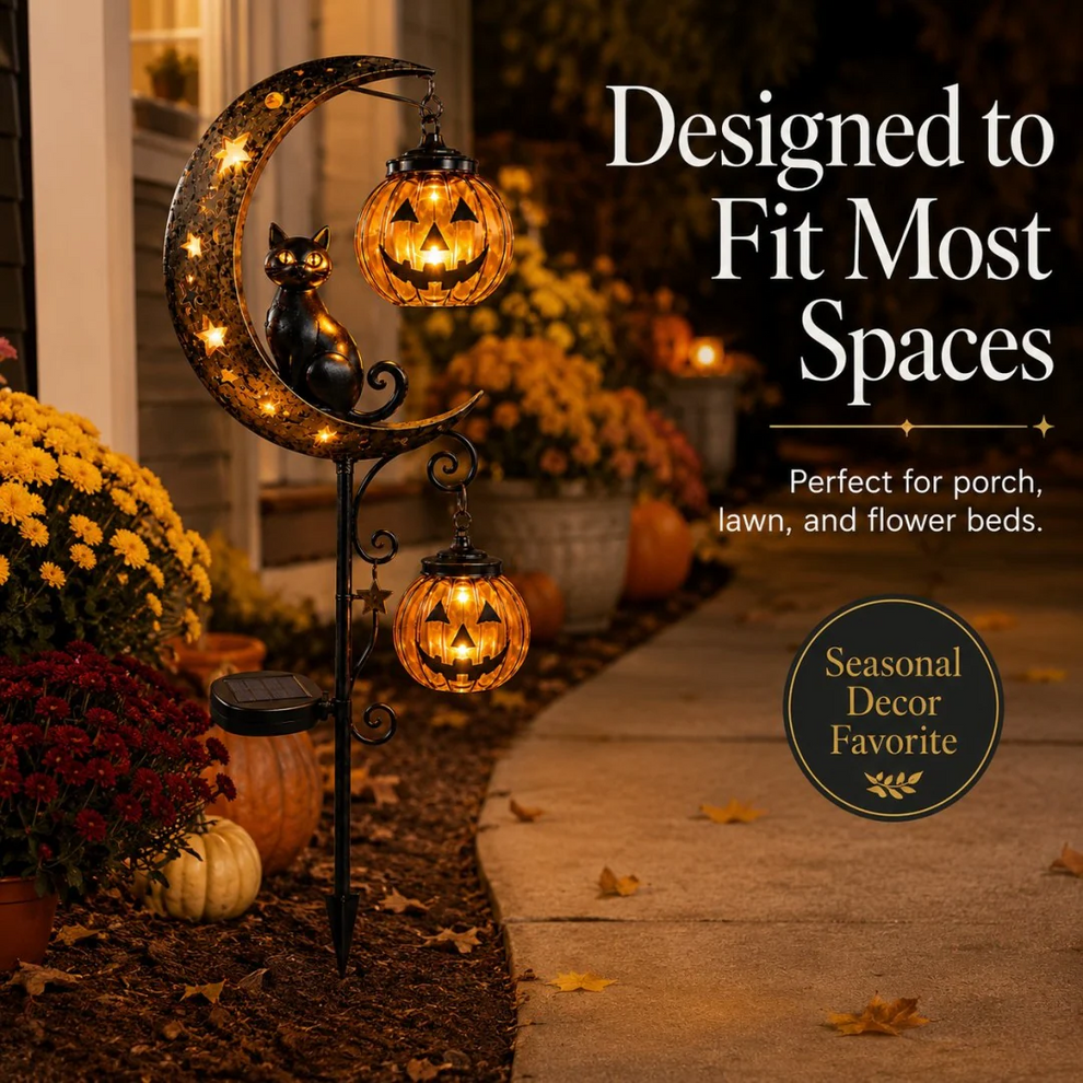 Halloween Early Bird Sale 🔥 | 49% OFF Pumpkin Moon Garden Stake Light
