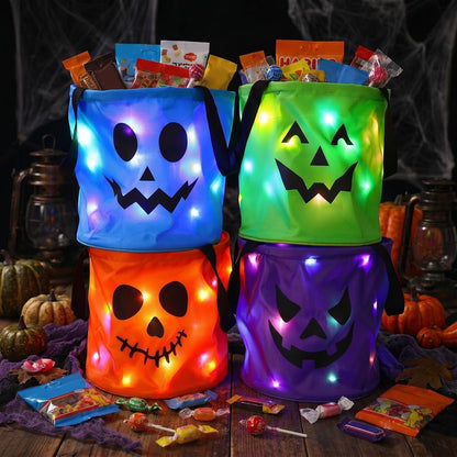 Light-Up Trick-or-Treat Bags