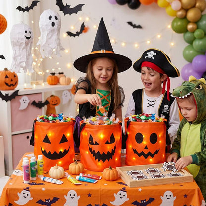 Light-Up Trick-or-Treat Bags