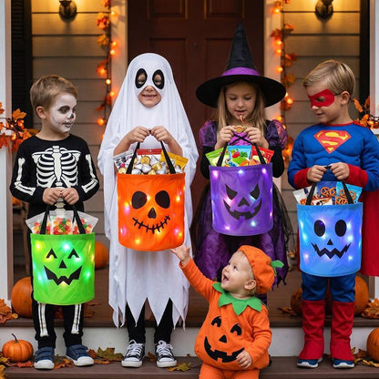 Light-Up Trick-or-Treat Bags